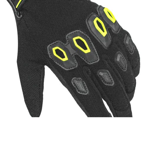 Raida Avantur Black Hi Viz Riding Gloves1