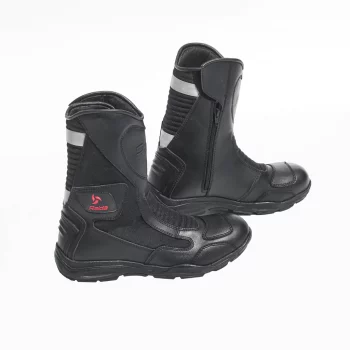 Raida Discover Motorcycle Black Riding Boots