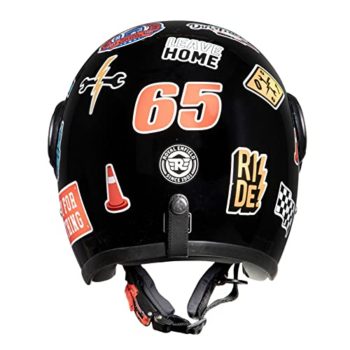 Royal Enfield AOD Black Open Face Helmet1
