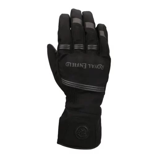 Royal Enfield Blizzard Black Grey Riding Gloves2