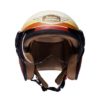 Royal Enfield Border Stripes White Open Face Helmet