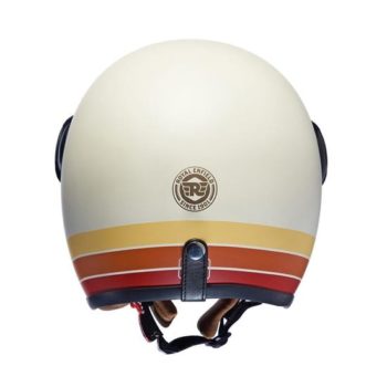 Royal Enfield Border Stripes White Open Face Helmet1