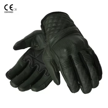 Royal Enfield Bravado Olive Black Riding Gloves