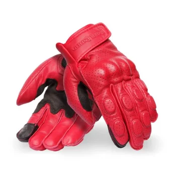 Royal Enfield Burnish Red Riding Gloves