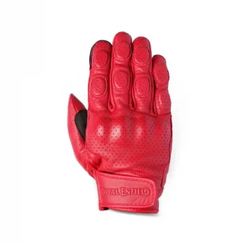 Royal Enfield Burnish Red Riding Gloves1
