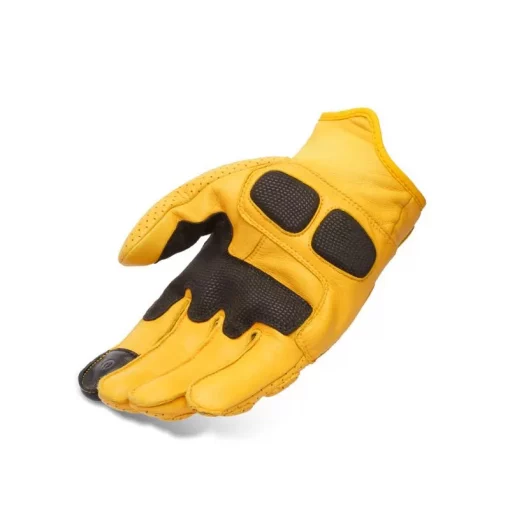 Royal Enfield Burnish Yellow Riding Gloves3