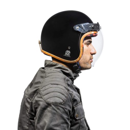Royal Enfield Classic Camo Print Black Open Face Helmet3