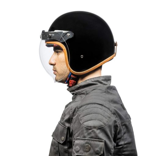 Royal Enfield Classic Camo Print Black Open Face Helmet4