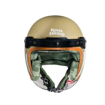Royal Enfield Classic Camo Print Desert Storm Open Face Helmet