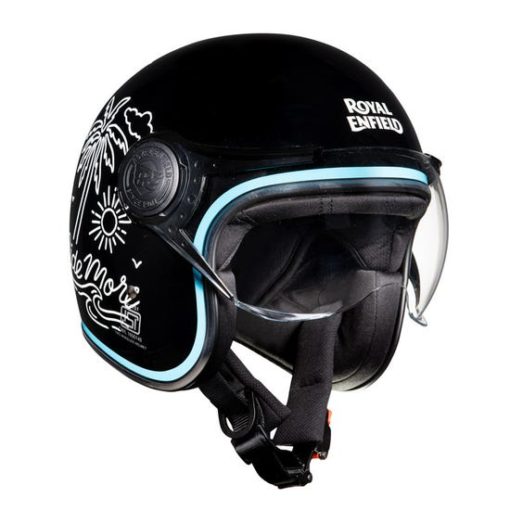 Royal Enfield Classic Ride More Black Open Face Helmet