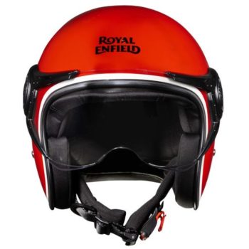 Royal Enfield Classic Ride More Gloss Red Open Face Helmet1