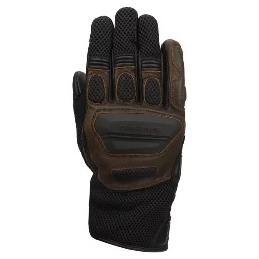 Royal Enfield Cragsmans Black Brown Riding Gloves2