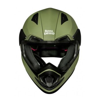Royal Enfield Escapade Battle Green Full Face Helmet