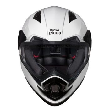 Royal Enfield Escapade Gloss White Full Face Helmet1