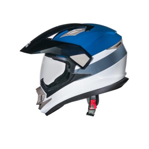 Royal Enfield Escapade Stripe Gloss Lagoon Full Face Helmet2
