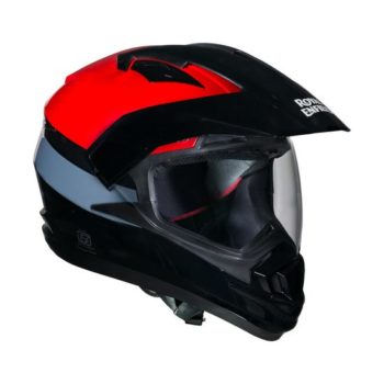 Royal Enfield Escapade Stripe Gloss Red Full Face Helmet