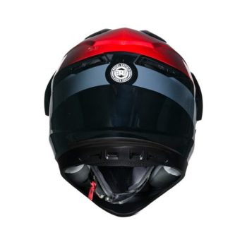 Royal Enfield Escapade Stripe Gloss Red Full Face Helmet1