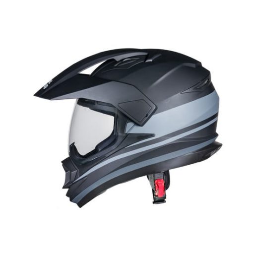 Royal Enfield Escapade Thin Stripe Matt Black Full Face Helmet2