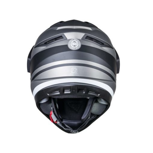 Royal Enfield Escapade Thin Stripe Matt Gungrey Full Face Helmet1