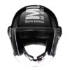 Royal Enfield MLG Copter Face Long Visior Gloss Black Full Face Helmet