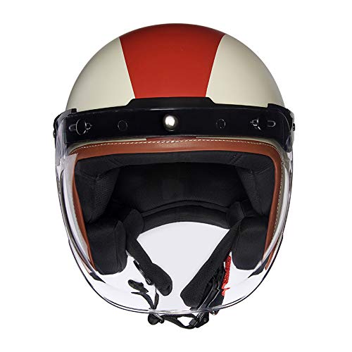 Royal Enfield Maroon Open Face Helmet