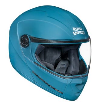 Royal Enfield Modular Adroit Matt SQ Blue Full Face Helmet