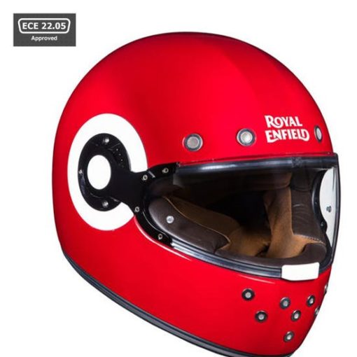 Royal Enfield NH44 Gloss Red Full Face Helmet3