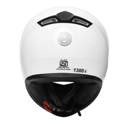 Royal Enfield Quest Gloss White Full Face Helmet1
