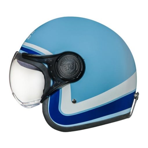 Royal Enfield Redditch Blue Open Face Helmet2