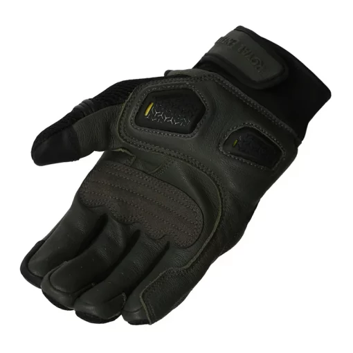 Royal Enfield Roadbound Olive Riding Gloves3