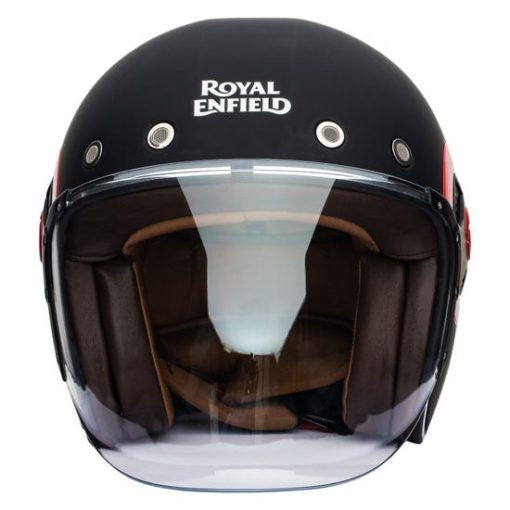 Royal Enfield Spirit Gloss Matt Black Open Face Helmet