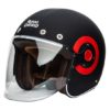 Royal Enfield Spirit Gloss Matt Black Open Face Helmet1