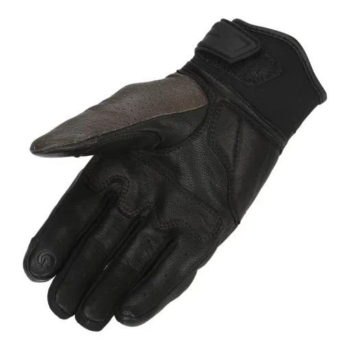 Royal Enfield Stalwart Black Brown Riding Gloves3