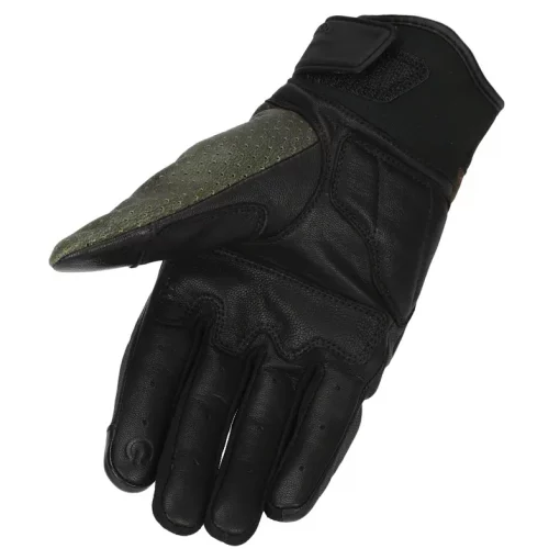 Royal Enfield Stalwart Black Olive Riding Gloves2