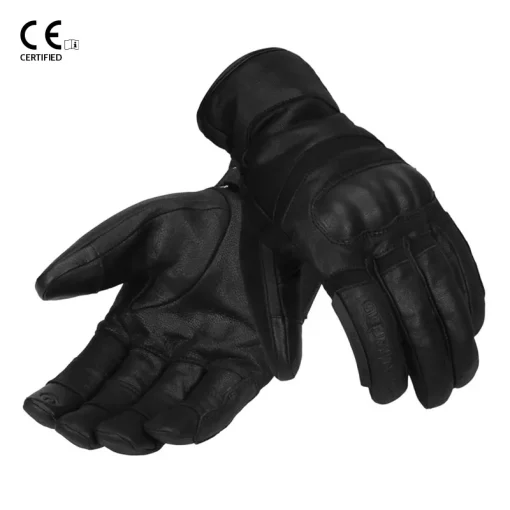 Royal Enfield Stout Black Riding Gloves