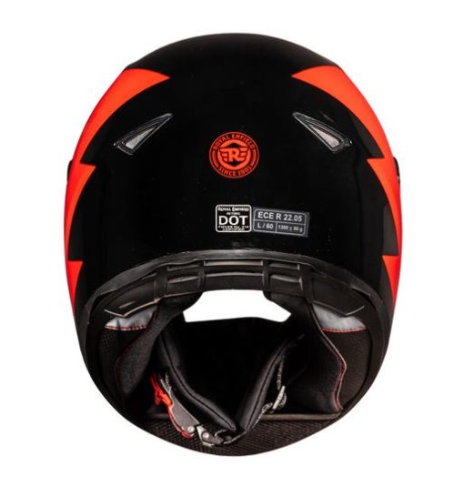 Royal Enfield Street Prime Bolt Black Red Full Face Helmet1 1