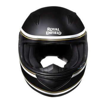 Royal Enfield Street Prime Border Matt Black Full Face Helmet