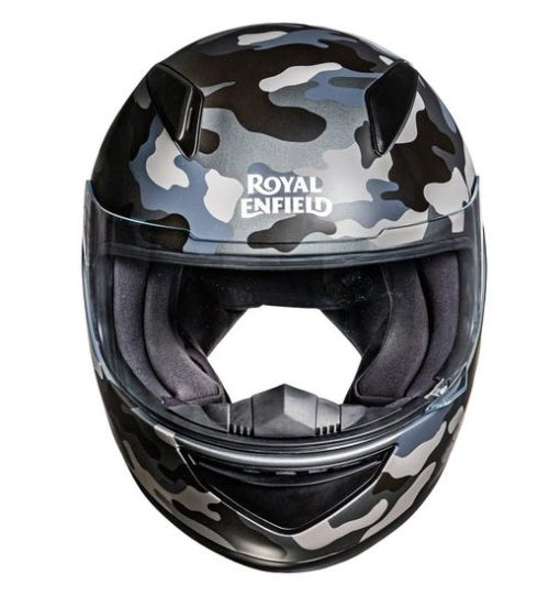 Royal Enfield Street Prime Crackling Charcoal Full Face Helmet