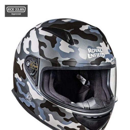 Royal Enfield Street Prime Crackling Charcoal Full Face Helmet4