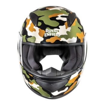 Royal Enfield Street Prime Crackling Desert Storm Full Face Helmet