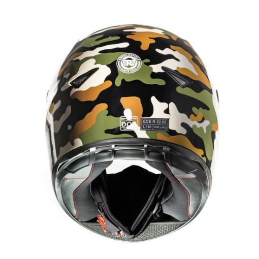 Royal Enfield Street Prime Crackling Desert Storm Full Face Helmet1