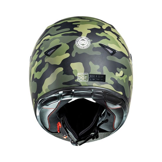 Royal Enfield Street Prime Crackling Olive Full Face Helmet1