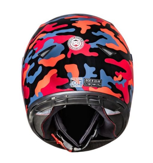 Royal Enfield Street Prime Crackling Red Full Face Helmet1