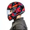 Royal Enfield Street Prime Crackling Red Full Face Helmet3