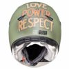 Royal Enfield Street Prime LPR Battle Green Full Face Helmet2