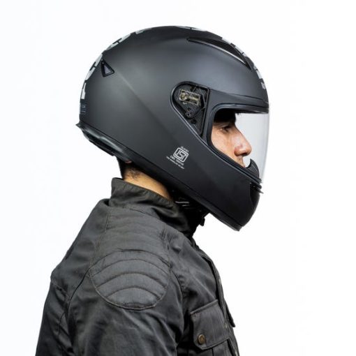 Royal Enfield Street Prime MLG Camo Matt Black Full Face Helmet3