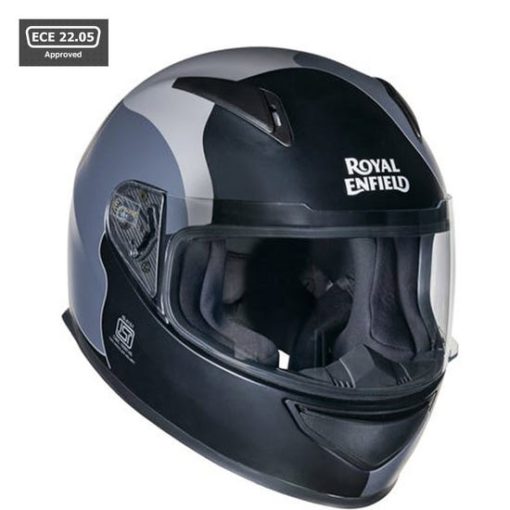 Royal Enfield Street Prime Macro Camo Grey Full Face Helmet4