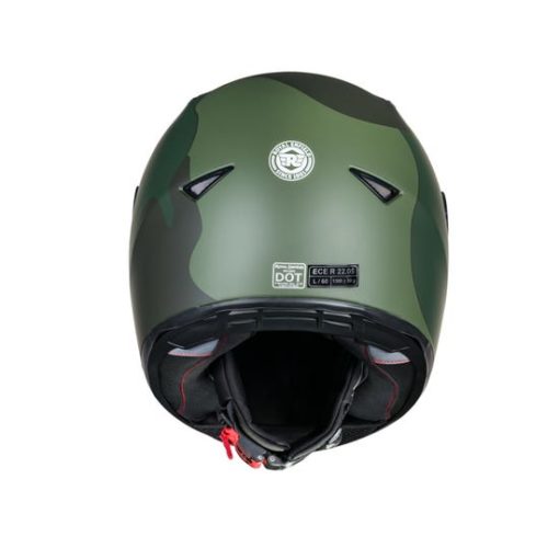 Royal Enfield Street Prime Macro Camo Olive Full Face Helmet
