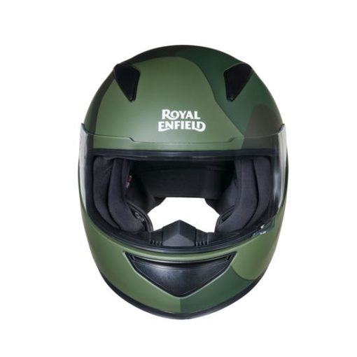 Royal Enfield Street Prime Macro Camo Olive Full Face Helmet1
