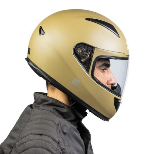 Royal Enfield Street Prime Mono Matt Desert Storm Full Face Helmet2